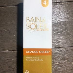 Bain de soleil orange gelée sunscreen